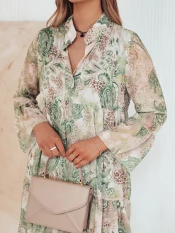 Sukienki>Dstreet Sukienka PRINSA zielona EY2476