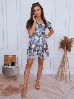 Sukienki>Dstreet Sukienka SONNIA niebieska EY1815