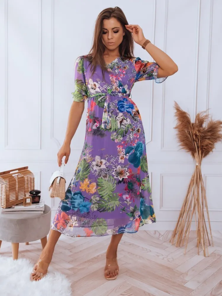 Sukienki>Dstreet Sukienka VALLERIO fioletowa EY1877