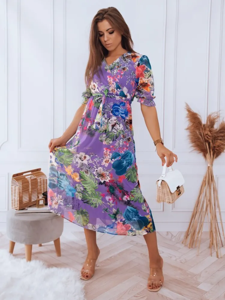 Sukienki>Dstreet Sukienka VALLERIO fioletowa EY1877