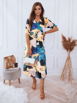 Sukienki>Dstreet Sukienka VALLERIO żółta EY1875