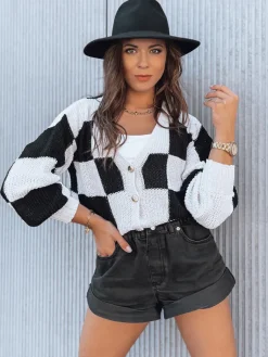 Swetry Damskie>Dstreet Sweter damski CASIE czarny MY1534