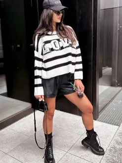 Swetry Damskie>Dstreet Sweter damski CHLOE biały MY1972