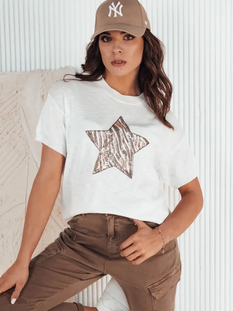 Swetry Damskie|T-Shirty Damskie>Dstreet Sweter damski DAIMUS ecru MY2322