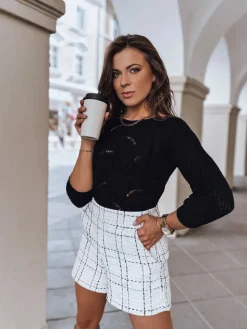 Swetry Damskie>Dstreet Sweter damski DIDI czarny MY1602