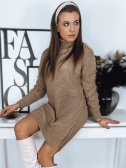 Swetry Damskie>Dstreet Sweter damski FUERTA cappuccino MY1865