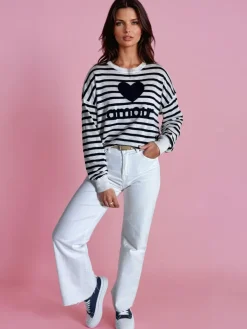 Swetry Damskie>Dstreet Sweter damski NOVES granatowy MY2320