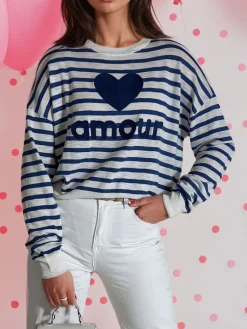 Swetry Damskie>Dstreet Sweter damski NOVES niebieski MY2321