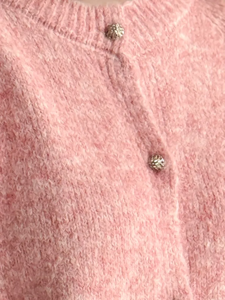 Swetry Damskie>Dstreet Sweter damski one size oversize SOFTELLS różowy MY2471