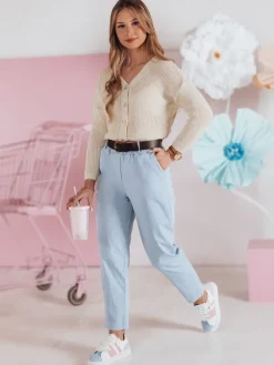 Swetry Damskie>Dstreet Sweter damskie one size oversize prążkowany SWEETDREAM ecru MY2457