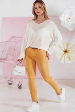 Swetry Damskie>Dstreet Sweter damskie one size oversize NORVAN ecru MY2455