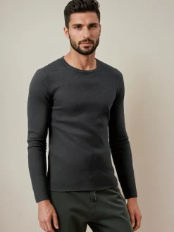 Swetry Męskie>Dstreet Sweter męski antracytowy WX2293