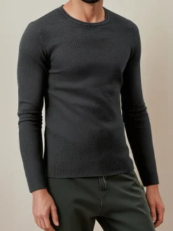 Swetry Męskie>Dstreet Sweter męski antracytowy WX2293