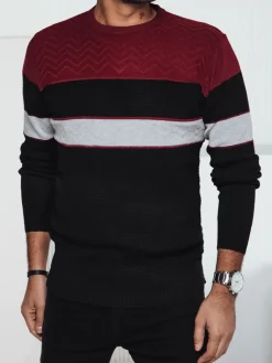 Swetry Męskie>Dstreet Sweter męski czarny WX2283