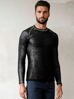 Swetry Męskie>Dstreet Sweter męski czarny WX2311