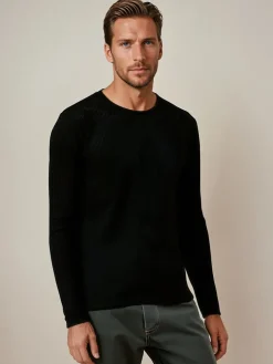 Swetry Męskie>Dstreet Sweter męski czarny WX2308