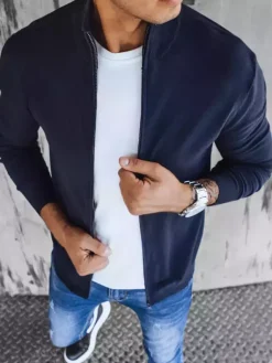 Swetry Męskie>Dstreet Sweter męski granatowy WX1902