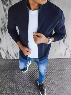 Swetry Męskie>Dstreet Sweter męski granatowy WX1902