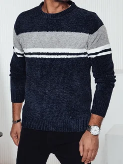 Swetry Męskie>Dstreet Sweter męski granatowy WX2244