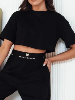 T-Shirty Damskie|Bluzki Damskie>Dstreet Top damski TABITT czarny RY2496