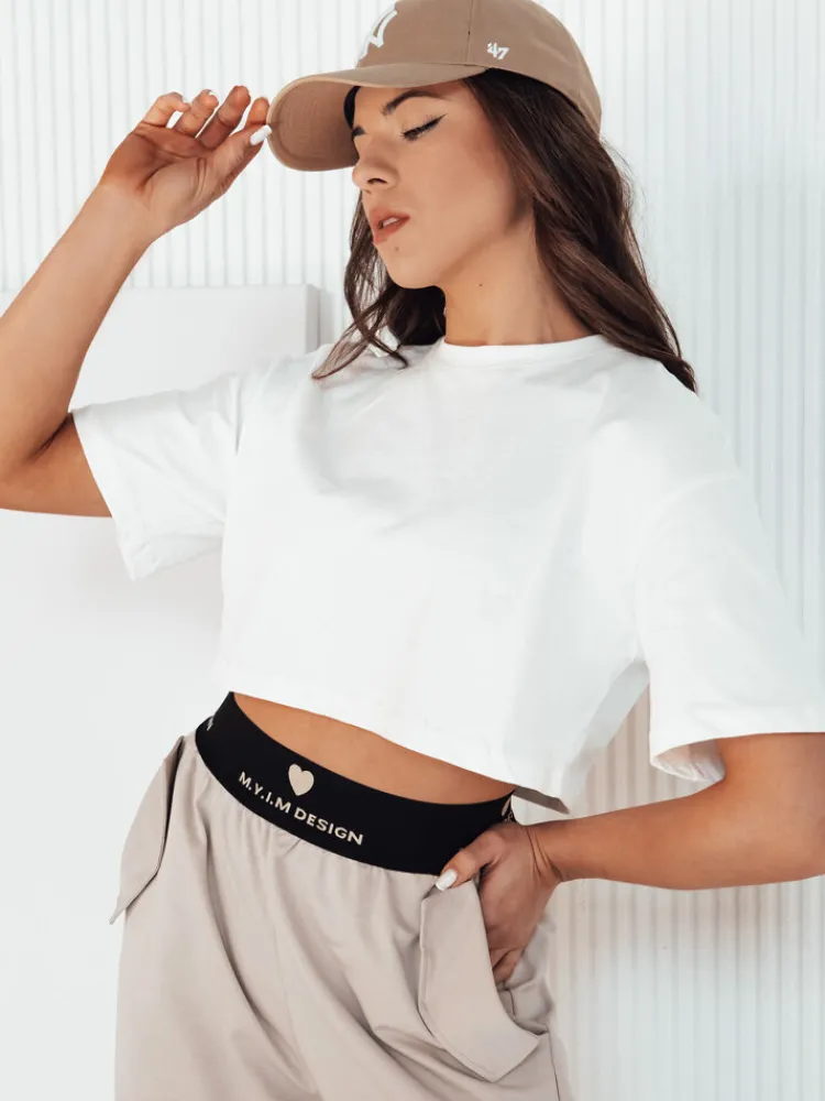 T-Shirty Damskie|Bluzki Damskie>Dstreet Top damski TABITT ecru RY2495