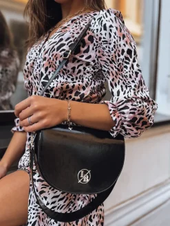 Torebki>Dstreet Torebka skórzana ONYX czarna GY0034