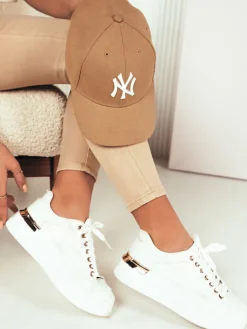 Trampki>Dstreet Trampki damskie BURGO beżowe ZY0474