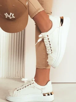 Trampki>Dstreet Trampki damskie BURGO beżowe ZY0474