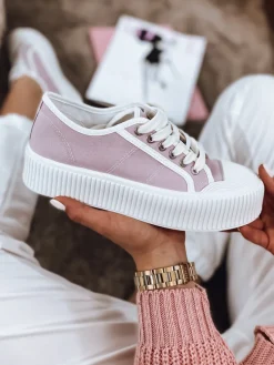 Trampki|Buty Sportowe>Dstreet Trampki damskie ELIDA fioletowe ZY0144