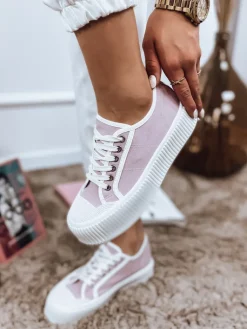Trampki|Buty Sportowe>Dstreet Trampki damskie ELIDA fioletowe ZY0144