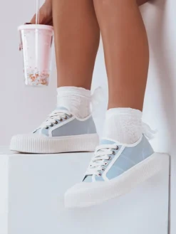 Trampki|Buty Sportowe>Dstreet Trampki damskie ELIDA niebieskie ZY0145