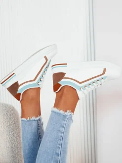 Trampki>Dstreet Trampki damskie ROSAL niebieskie ZY0464