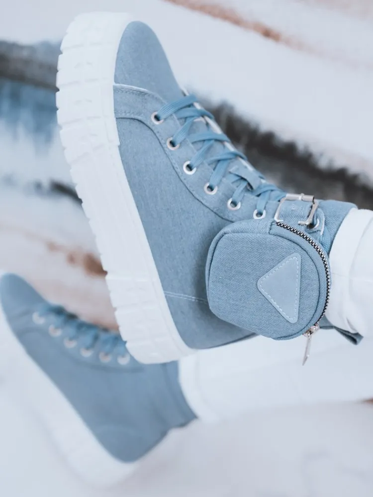 Trampki|Buty Sportowe>Dstreet Trampki damskie WEIRA niebieskie ZY0040