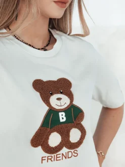 T-Shirty Damskie>Dstreet T-shirt damski BAREN pistacjowy RY2540