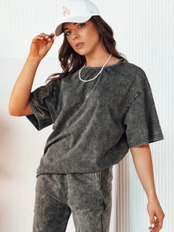 T-Shirty Damskie|Bluzki Damskie>Dstreet T-shirt damski DREY szary RY2482