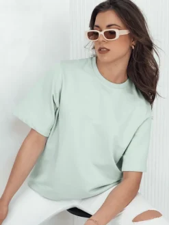 T-Shirty Damskie>Dstreet T-shirt damski SWAN miętowa RY2536
