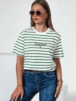 T-Shirty Damskie>Dstreet T-shirt damski TUMULS biały RY2573