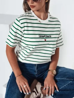 T-Shirty Damskie>Dstreet T-shirt damski TUMULS biały RY2573