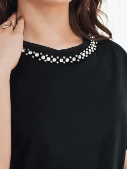 T-Shirty Damskie>Dstreet T-shirt damski UMARUS czarny RY2380