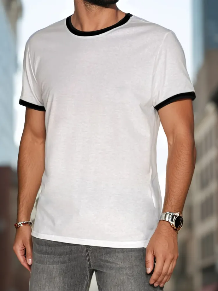 Koszulki Męskie>Dstreet T-shirt męski basic biały RX5662