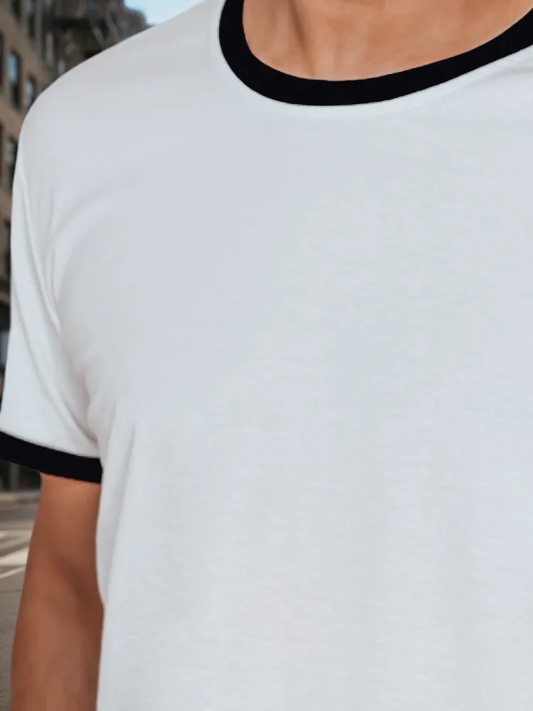 Koszulki Męskie>Dstreet T-shirt męski basic biały RX5662