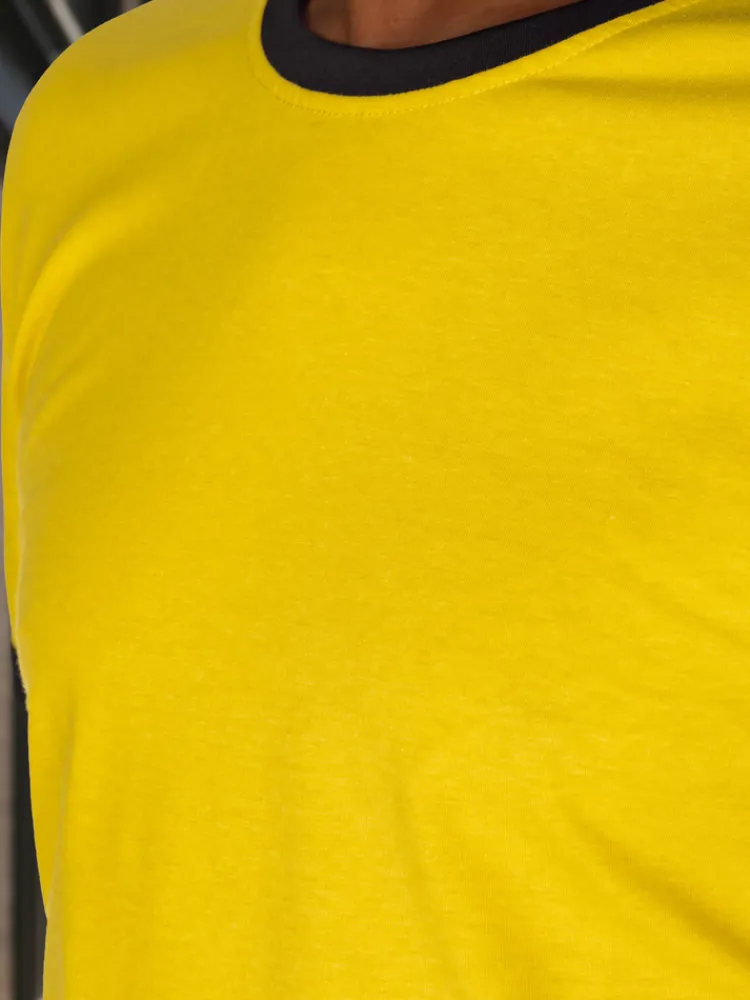 Koszulki Męskie>Dstreet T-shirt męski basic żółty RX5660