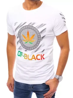 Koszulki Męskie>Dstreet T-shirt męski biały RX4706