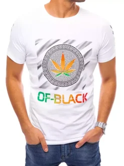 Koszulki Męskie>Dstreet T-shirt męski biały RX4706