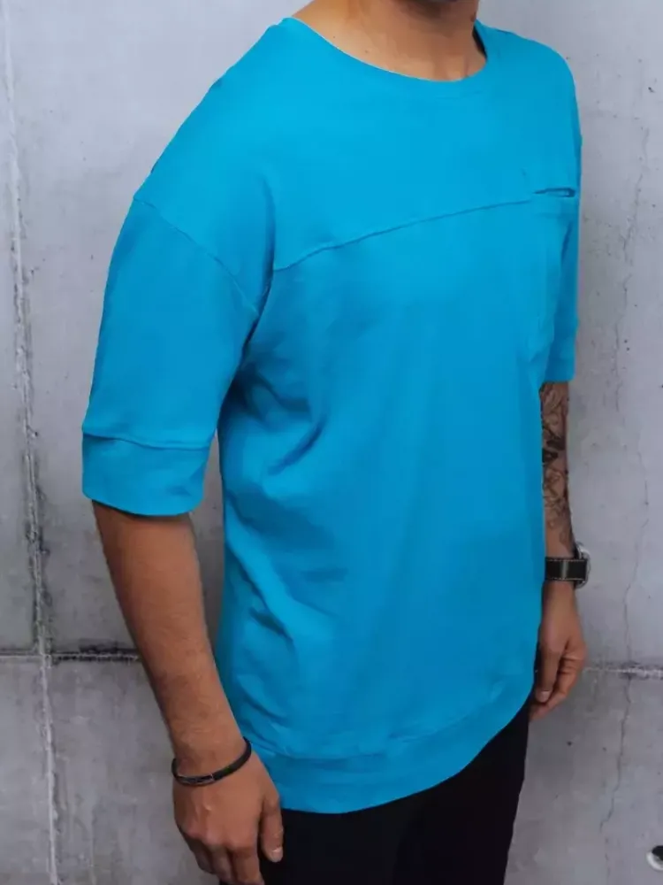 Koszulki Męskie>Dstreet T-shirt męski chabrowy RX4635z