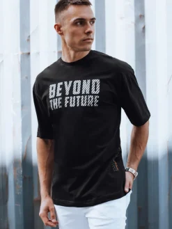 Koszulki Męskie>Dstreet T-shirt męski czarny RX5526