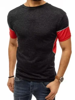 Koszulki Męskie>Dstreet T-shirt męski czarny RX4515