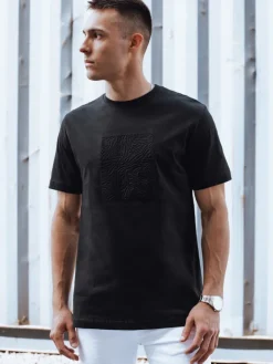 Koszulki Męskie>Dstreet T-shirt męski czarny RX5517