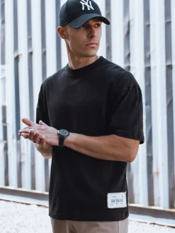 Koszulki Męskie>Dstreet T-shirt męski czarny RX5514
