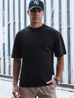 Koszulki Męskie>Dstreet T-shirt męski czarny RX5514